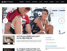 Tablet Screenshot of clfitness.se